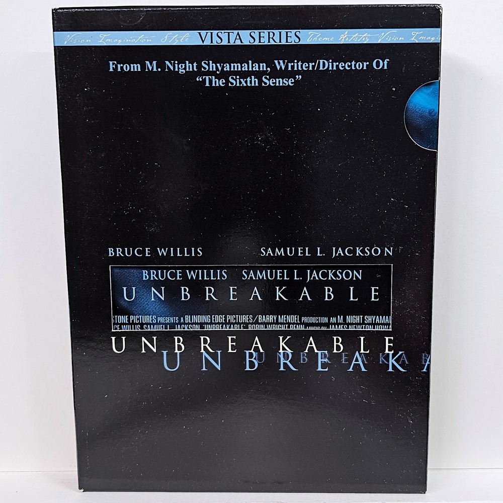 Unbreakable Vista Series DVD Bruce Willis Samuel L Jackson Special Edition THX‎